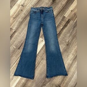 Size 0 Next Level Stretch Wide Leg American Eagle Jeans.